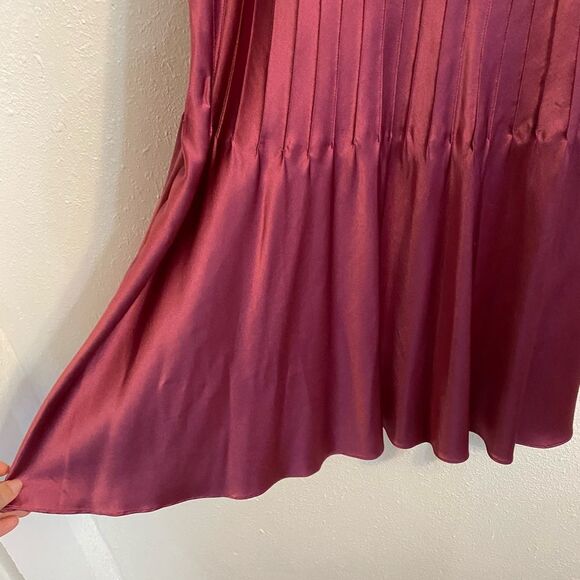 ANTONIO MELANI Rose Silk Dress Size 8 - Picture 2 of 10